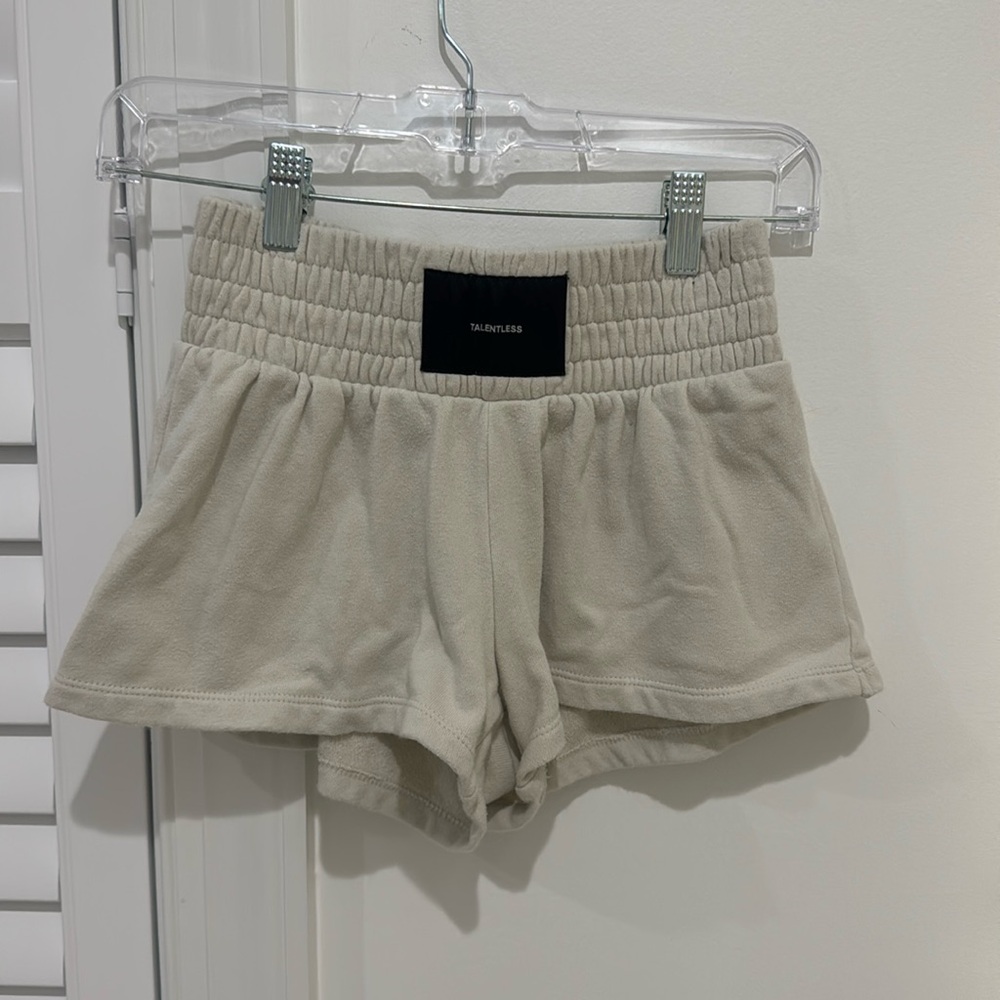 Women’s Talentless Boxing Shorts in bone